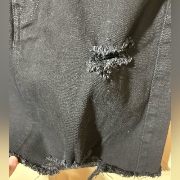 NWT Aeropostale Black Denim Mini - Picture 4 of 9